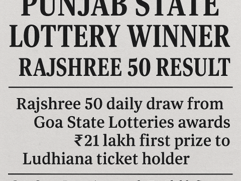 punjab state lottery winner