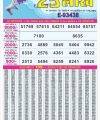 Punjab State Dear 50 Beast Monday Weekly Lottery Result 6pm 10-11-2025 Declared